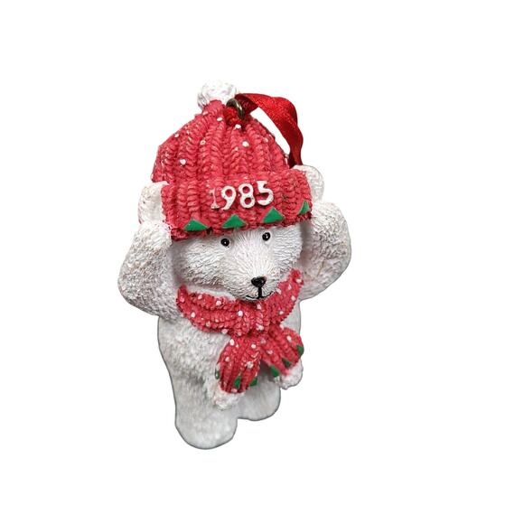 Vintage 1999 Santa Bear Christmas Ornaments 16pcs 15 Year Set Marshall Fields - Picture 2 of 16